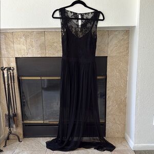 Guess by Marciano Black Lace Maxi Dress
